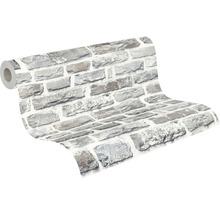 Rol behang met steenmotief