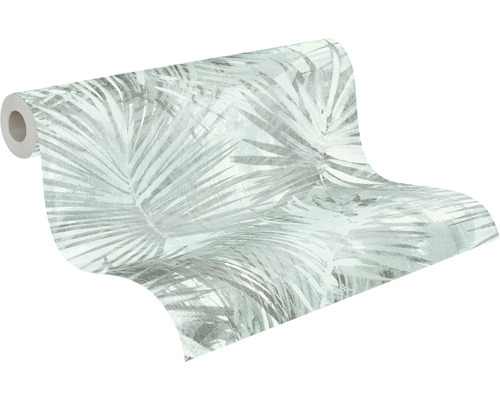 Behangrol met bladmotief