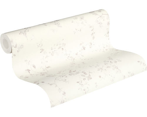 Rol behang met plantenmotief