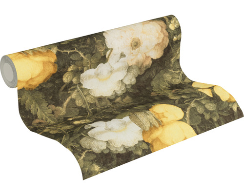 Behangrol met bloemmotief