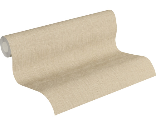 Rol vliesbehang met stoflook