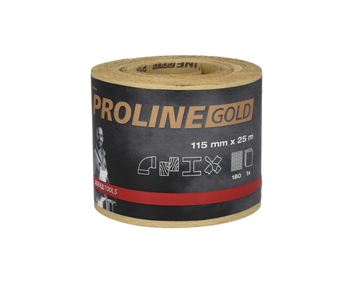 PROLINE GOLD Schuurrol P180 115 mm x 25 m