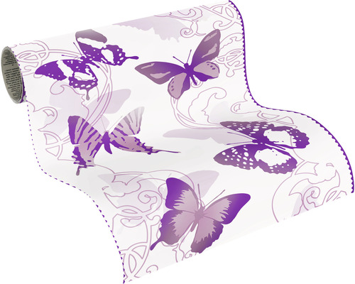 Behangrol met vlinderpatroon