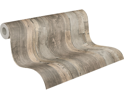 Behangrol met houtlook