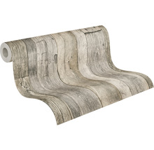 Behangrol met houten planken motief