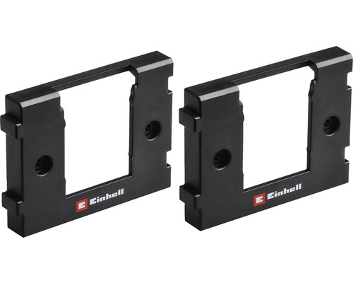 Twee Einhell geleiderailverbinders