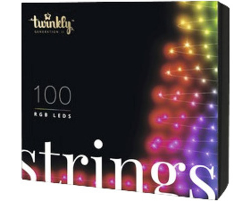 TWINKLY Smart Kerstverlichting LED 100 lampjes gekleurd TWINKLY Smart Kerstverlichting LED 100 lampjes gekleurd