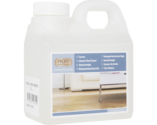 Proff Woodcare Intensiefreiniger in een 1 liter fles