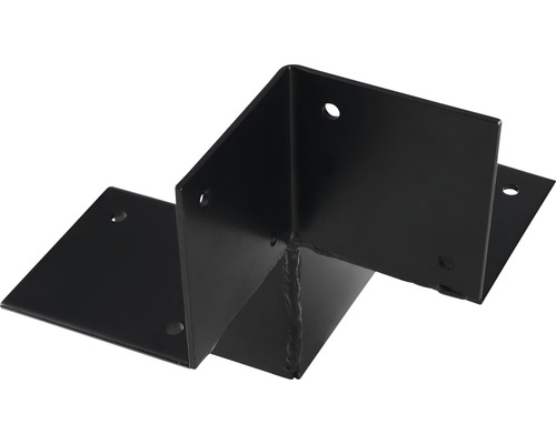 Metalen paalverbinder met gaten