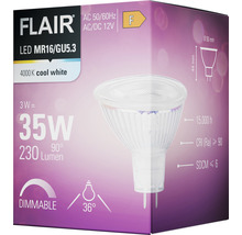 FLAIR LED lamp GU5.3/3W MR16 neutraalwit