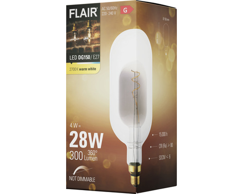 Flair lamp E27 niet dimbaar verpakking