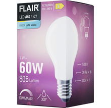 FLAIR LED lamp E27/6,5W A60 daglicht wit mat