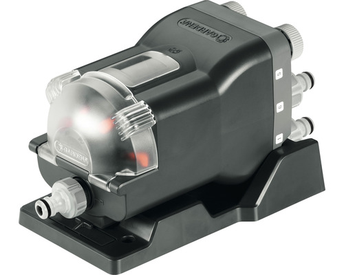 Gardena besproeiingscomputer met zes uitgangen voor het regelen van de tuinbesproeiing