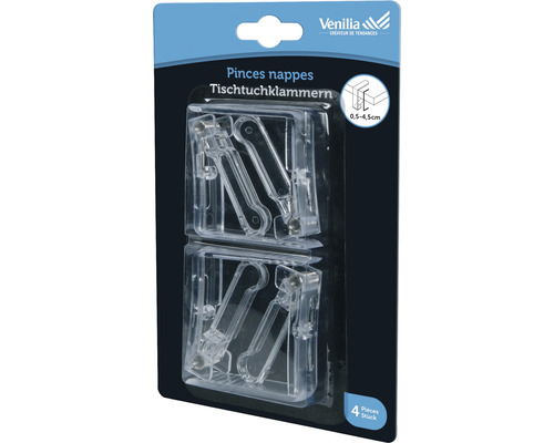 Tafelkleedklemmen, vier stuks