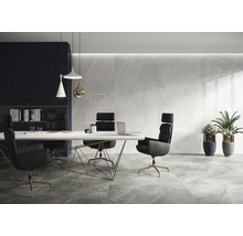 Wand- en vloertegel Lido White lichtgrijs 279,7x119,7 cm gerectificeerd