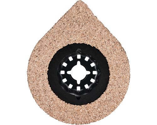 Multifunctioneel gereedschap zaagblad in druppelvormig ontwerp