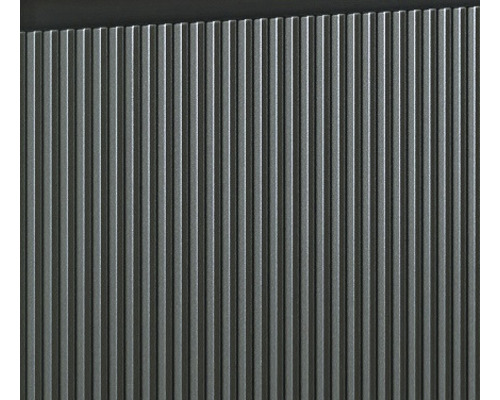 Gegroefde metalen gevel voor buiten