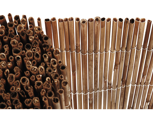 Detailopname bamboe privacyscherm