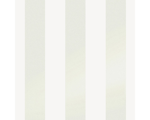 LAURA ASHLEY Vliesbehang 113336 Lille Pearlescent Stripe white Behang met streepmotief