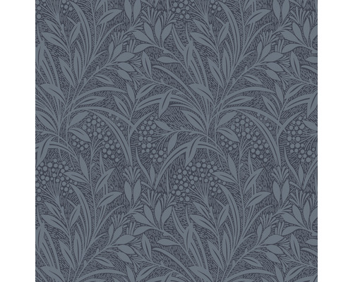 LAURA ASHLEY Vliesbehang 113339 Barley dusky seaspray Detailopname van een behang met bloemmotieven, bladeren en bessen
