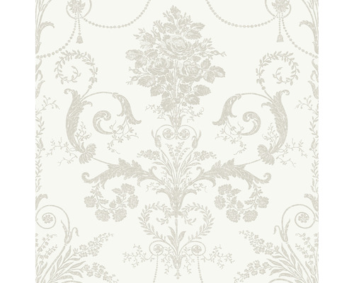 LAURA ASHLEY Vliesbehang 113385 Josette dove grey Behang met bloemenmotief