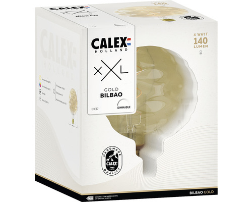 CALEX LED filament lamp XXL Bilbao E27/4W goud