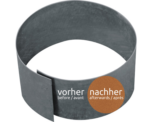 Metalen gazonrand voor tuinontwerp