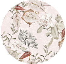 Decoratief patroon met bladeren en bloemen
