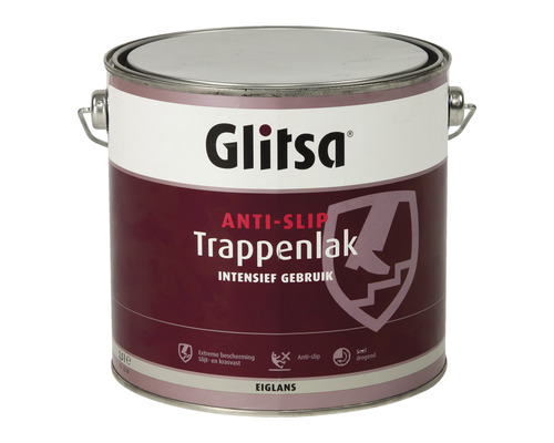 GLITSA Anti-slip trappenlak intensief gebruik acryl eiglans 2,5 l