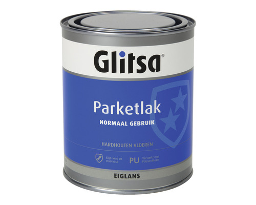 GLITSA Parketlak acryl eiglans 750 ml Glitsa Parketlak blik voor normaal gebruik en hardhouten vloeren