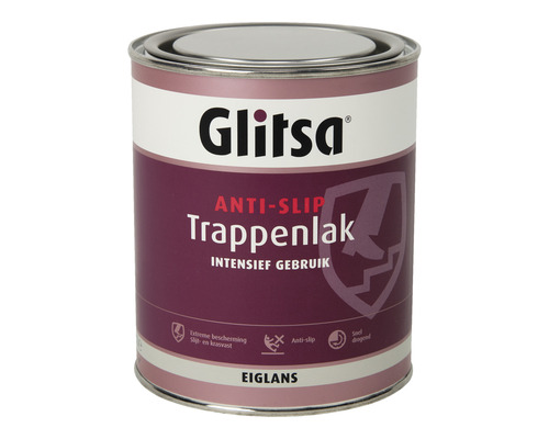 GLITSA Anti-slip trappenlak intensief gebruik acryl eiglans 750 ml