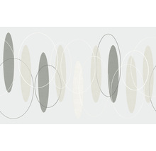 Behang met cirkels en ellipsen patroon