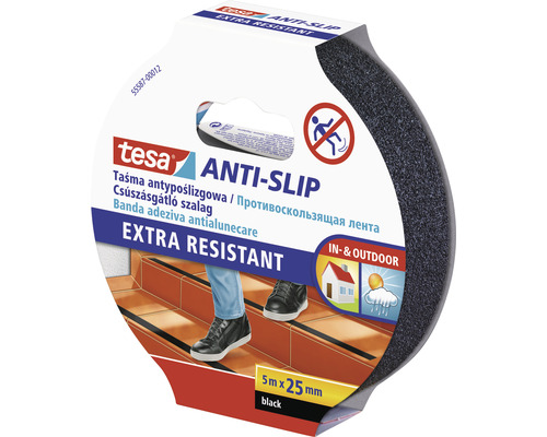 Tesa antislipband rol, 5 m x 25 mm