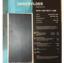 CO-PRO Ondervloer blue-line Heat+ 10dB
