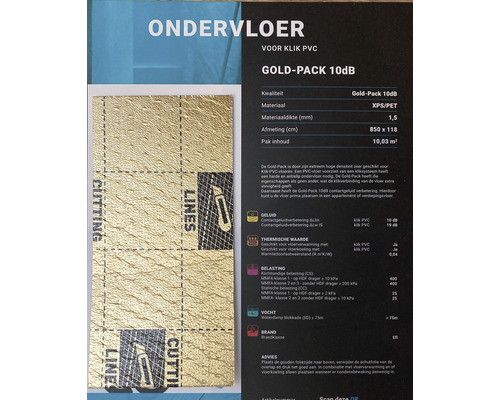 CO-PRO Ondervloer Gold-pack 10dB
