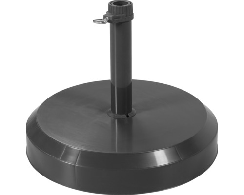 Parasolvoet van kunststof met ronde voet
