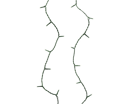 Lichtsnoer met groene kabel