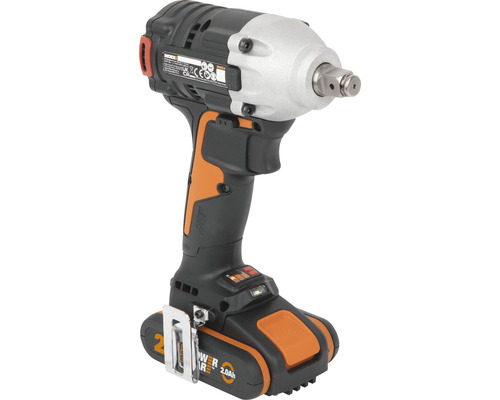 Accu-slagmoersleutel met 2.0 ampère-uur accu