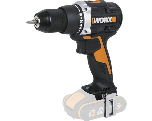 Accuboormachine van Worx met boor