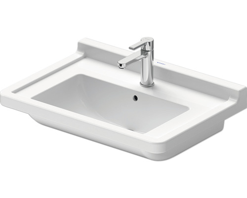 DURAVIT Meubelwastafel Starck 3 wit glanzend 70x49 cm