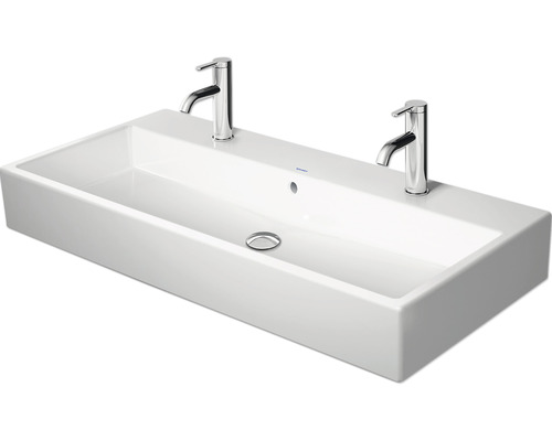 DURAVIT Dubbele wastafel Vero Air wit glanzend 100x47 cm