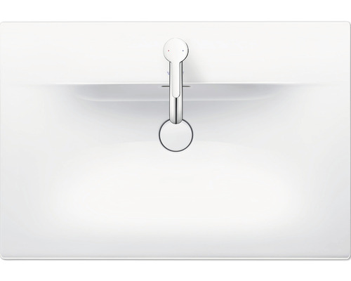 Wastafel met kraan van bovenaf