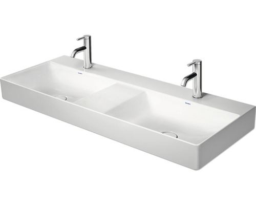 DURAVIT Dubbele wastafel DuraSquare wit glanzend 120x47 cm