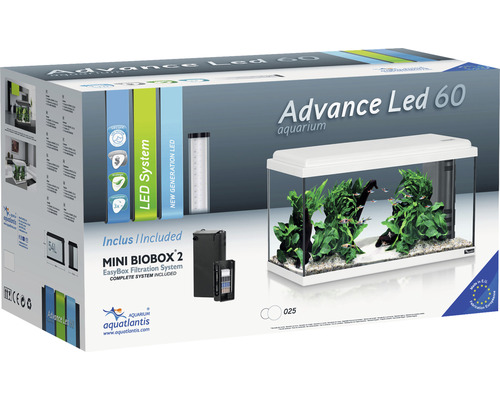 Aquatlantis Advance Led 60 aquarium met filtersysteem