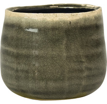Keramische bloempot met craquelé patroon