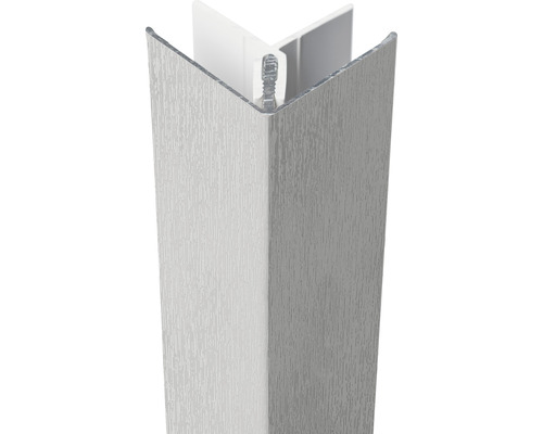 ESCADE Afwerkprofiel buitenhoek aluminium/pvc RAL7047 cementgrijs, 45x45x3000mm