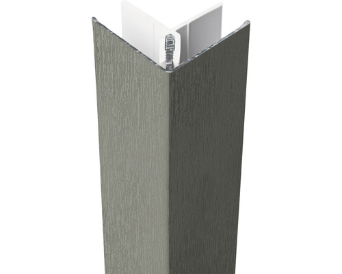 ESCADE Afwerkprofiel buitenhoek aluminium/pvc RAL7023 betongrijs, 45x45x3000mm