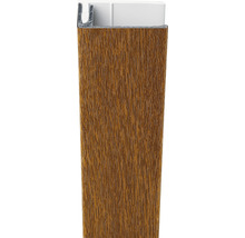 Profielstrip met houten decoratie