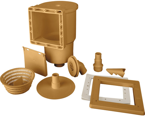 Zwembadskimmerset met skimmermand, zuigplaat en afdichtingen voor zwembaden