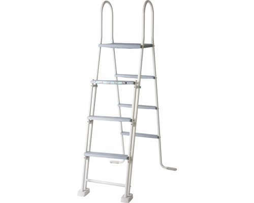Zwembadladder met vijf treden en handgrepen